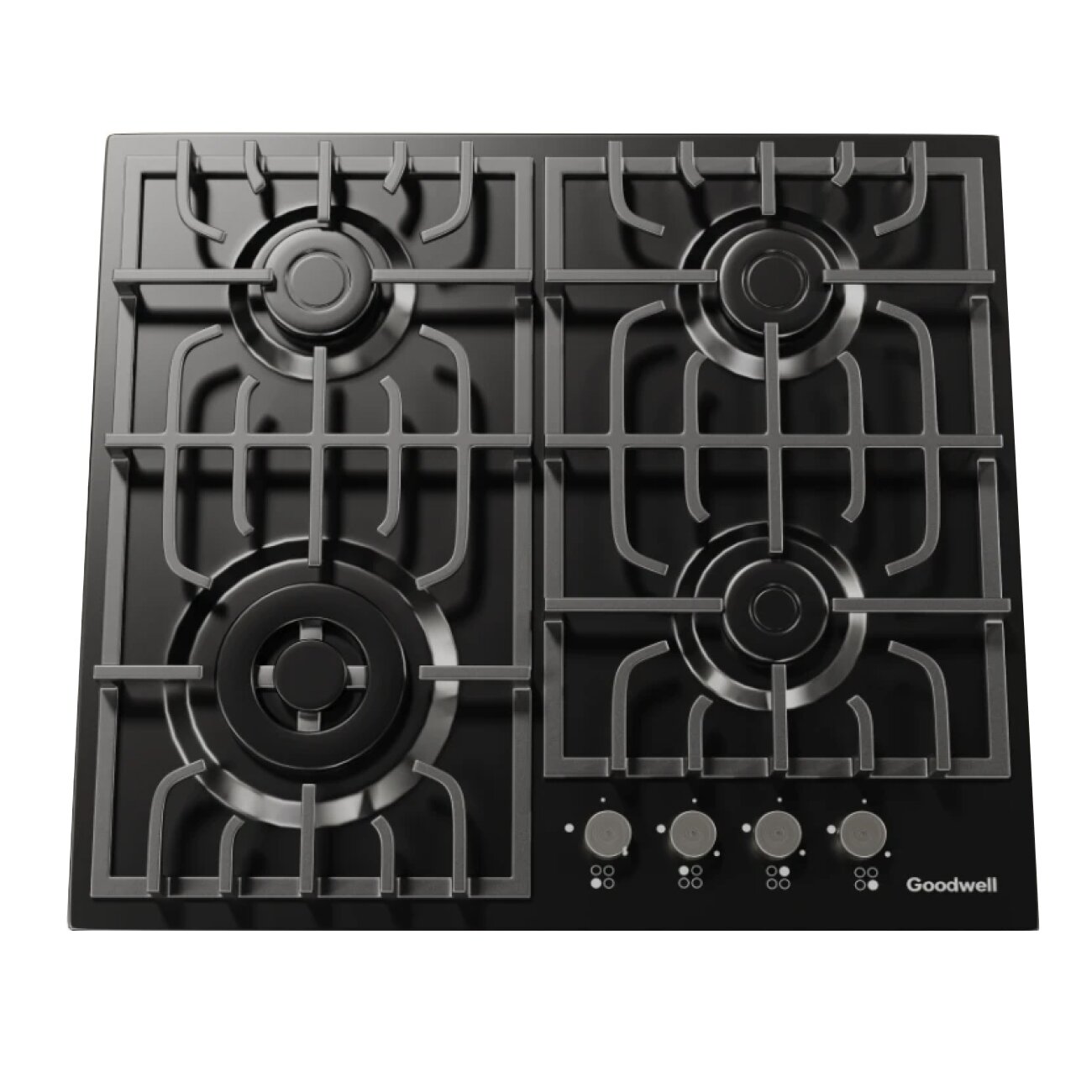 Варочная панель GOODWELL 6462 B, Вес: 8 кг, Высота: 5.8 см, Газ-контроль: да