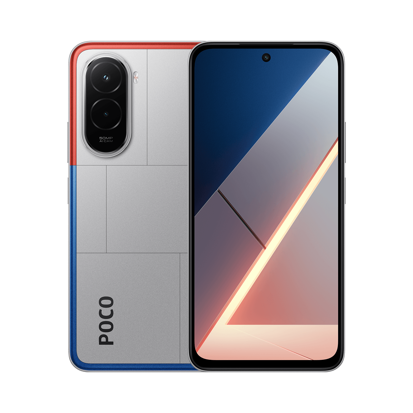 Смартфон POCO M7, 8GB+256GB, Sliver, NFC, 144Гц, 7000мАч, Android — фото 1