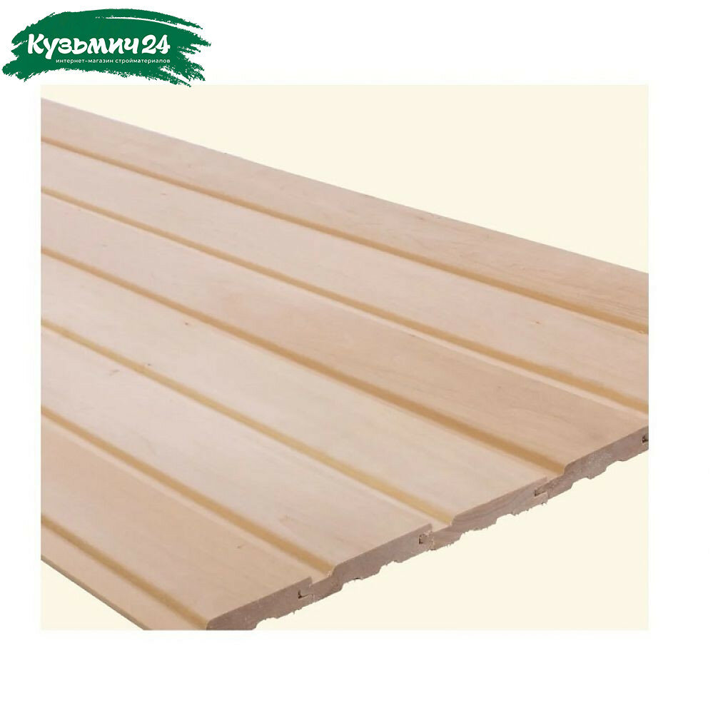 Вагонка сорт Экстра Липа 15х96х1700 мм для бани и сауны в упаковке 10 штук
