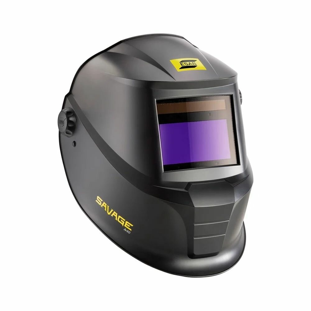 Маска сварщика SAVAGE A40 9-13 DIN черная ESAB сменные батареи 0 700000490