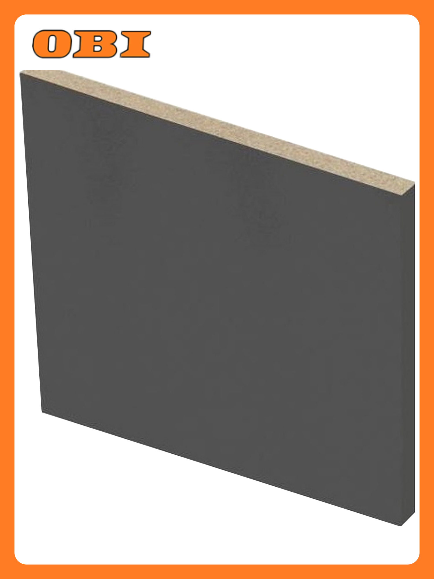 Доборная планка Loyard  Париж   МДФ  покрытие ПВХ  цвет серый  120x2070 мм