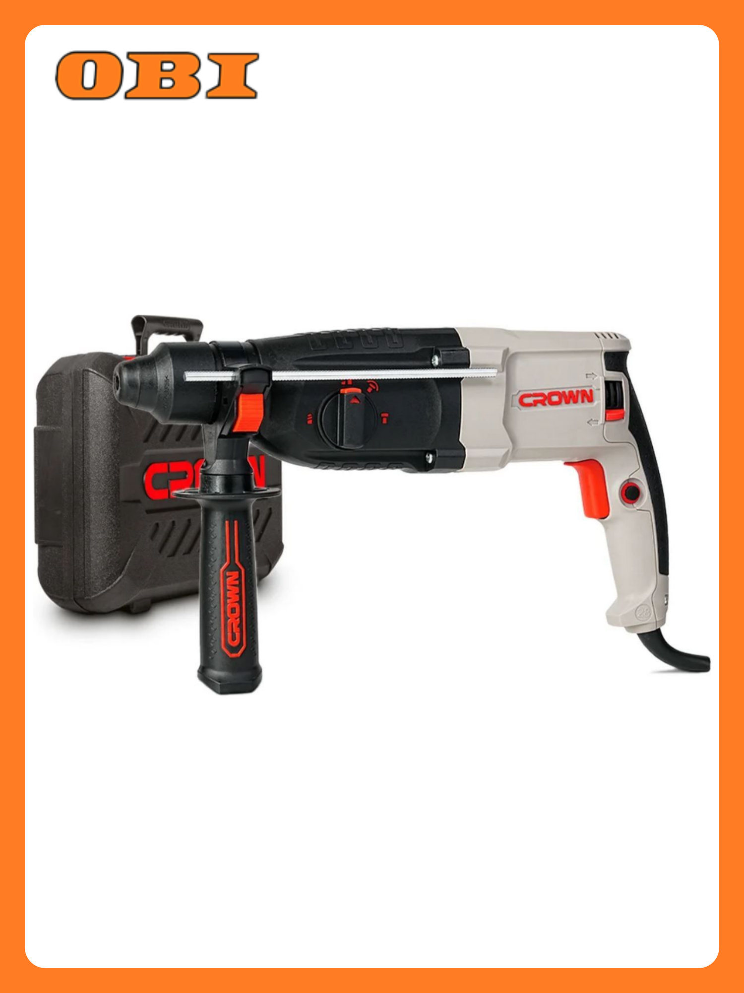 Перфоратор электрический CROWN CT18183 BMC 900Вт сила удара 3.2