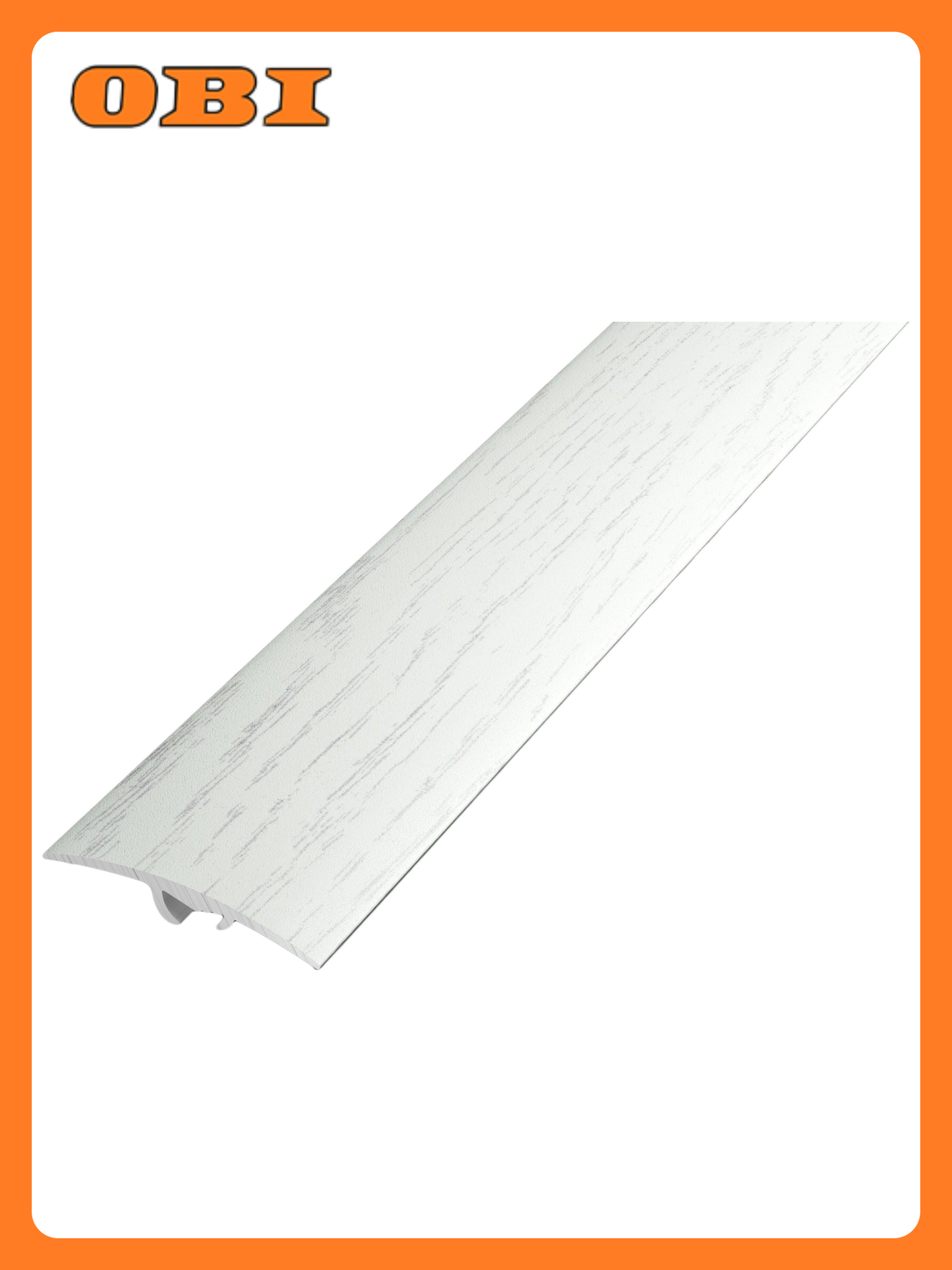 Порог разноуровневый лука ПР 06 900. R174 береза алюминий 900х41 мм