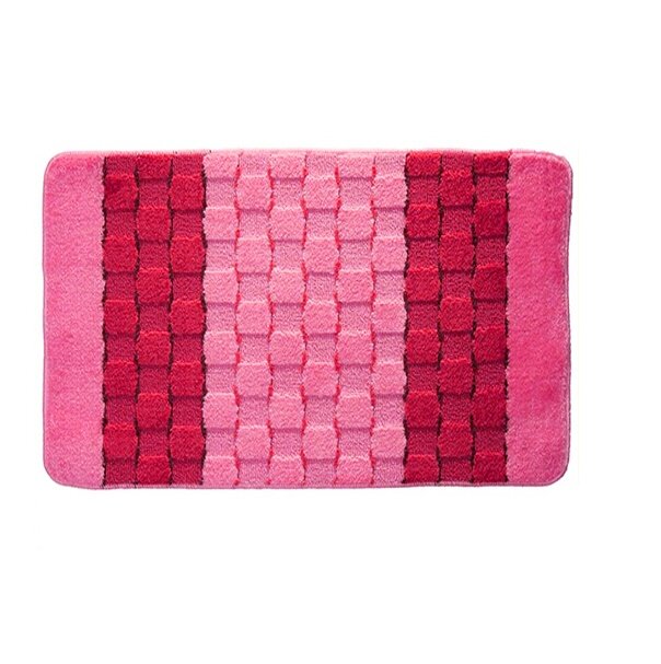Коврик для ванной BANYOLIN Silver розовый 60 100 см