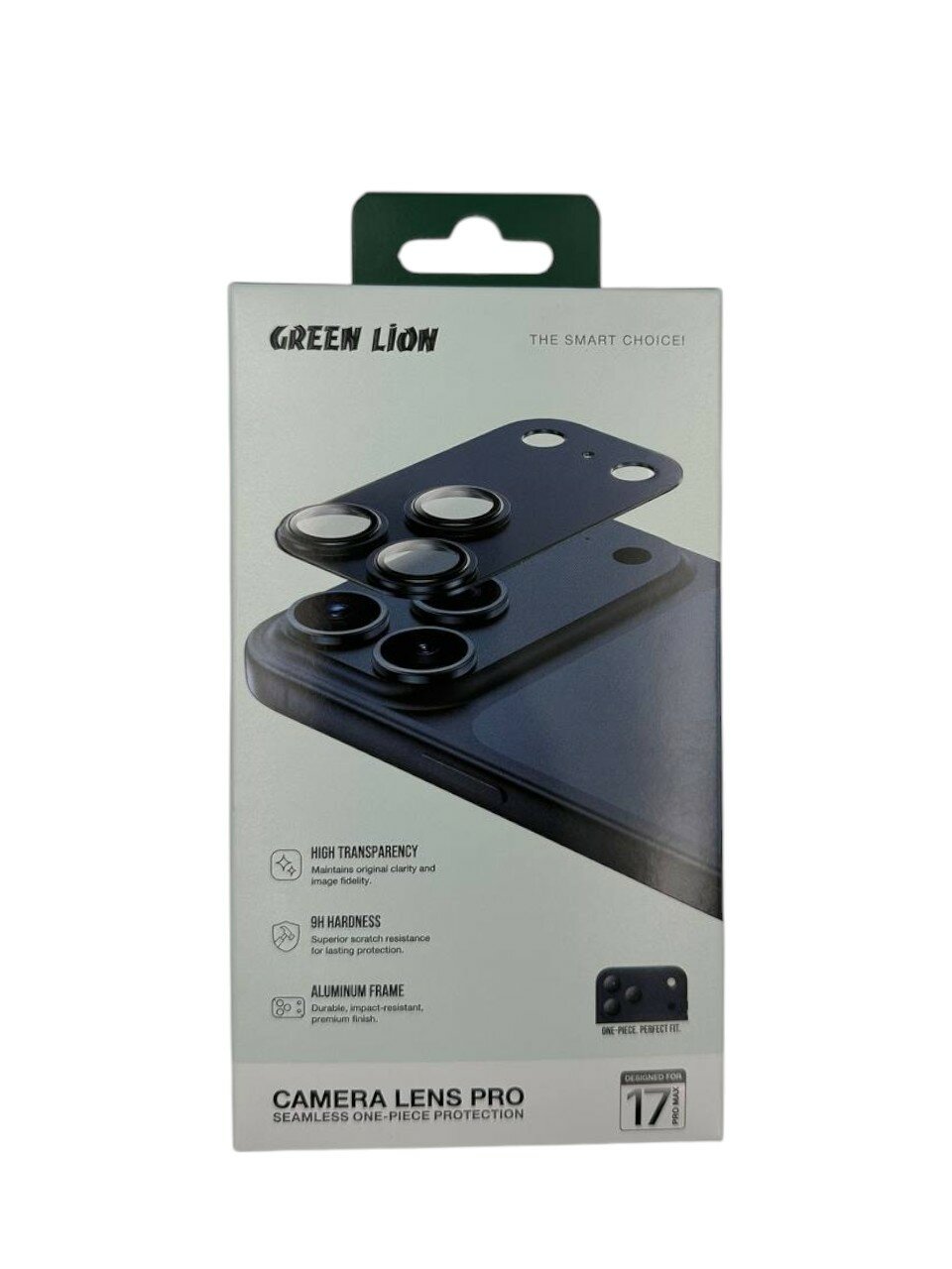 Защитное стекло, на камеру, синий, для Apple iPhone 17pro Green Lion Silver