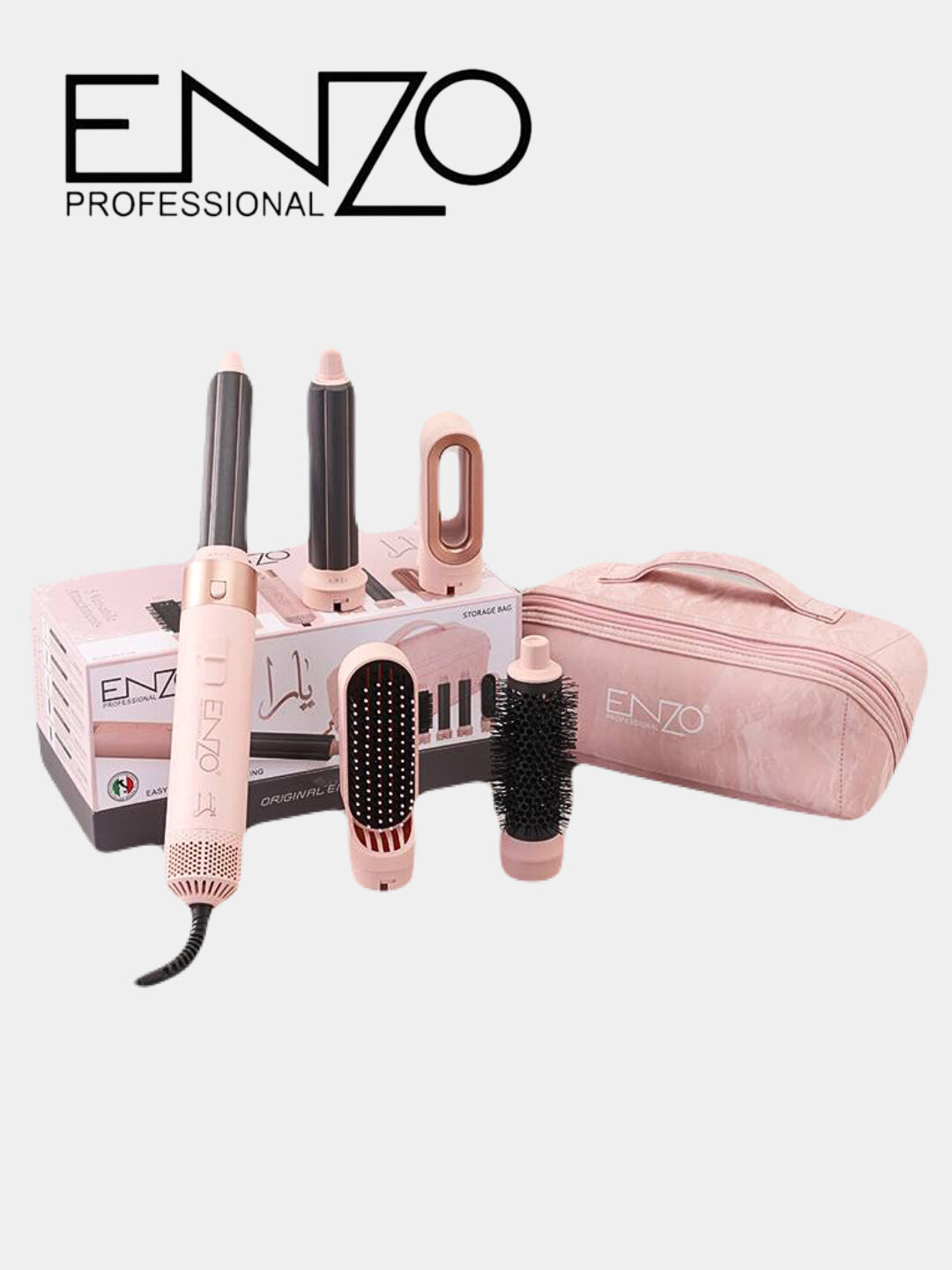 Фен для волос supersonic Enzo-4142 стайлер, 5в1, 1200 вт Air Styler