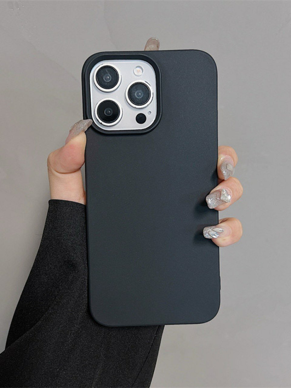 Чехол для iPhone 11 Pro Max, матово-черный, тонкий, резиновый