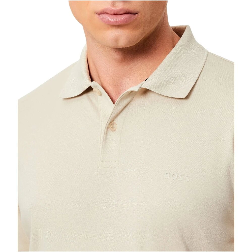 Поло BOSS, размер L, бежевый — фото 1