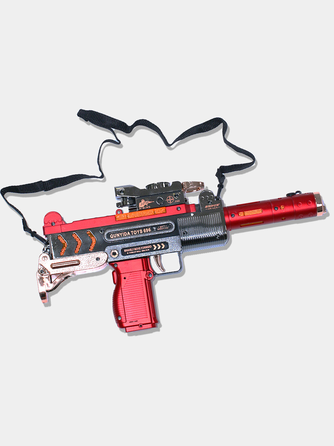 Детский пистолет с паром, светом, звуком, автомат музыкальный, револьвер — фото 1