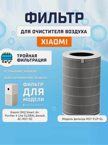 Изображение товара Сменные фильтры для очистителя воздуха Xiaomi Smart Air 4 Lite Purifier Filter