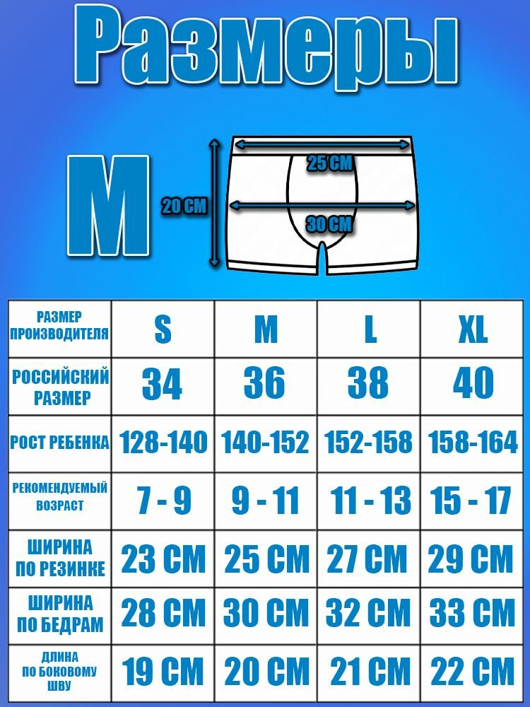 Трусы Zevs, 2 шт., размер M, черный 2 — фото 1