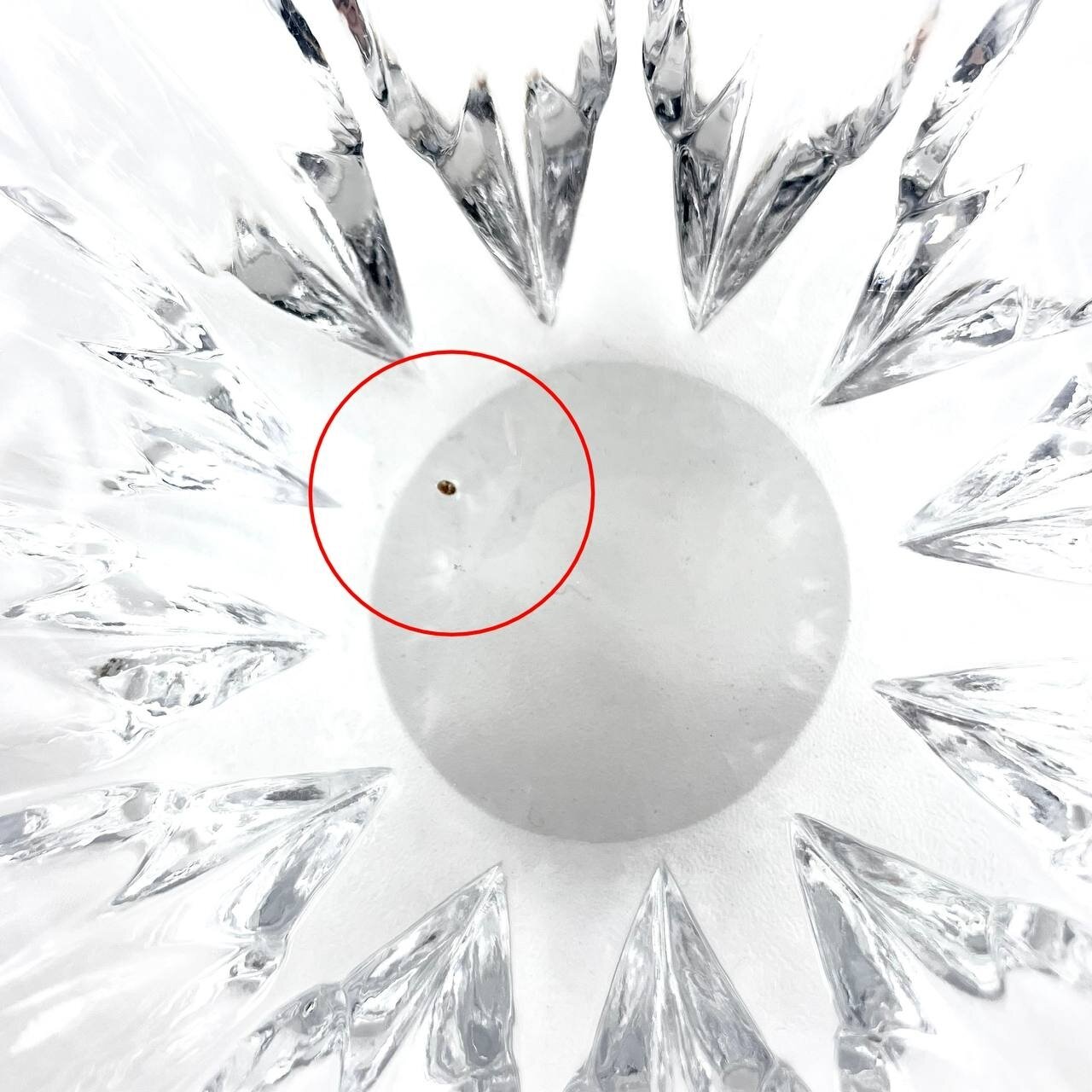 Винтажный салатник "Глазки". Стекло. СССР, 1970е. — фото 1