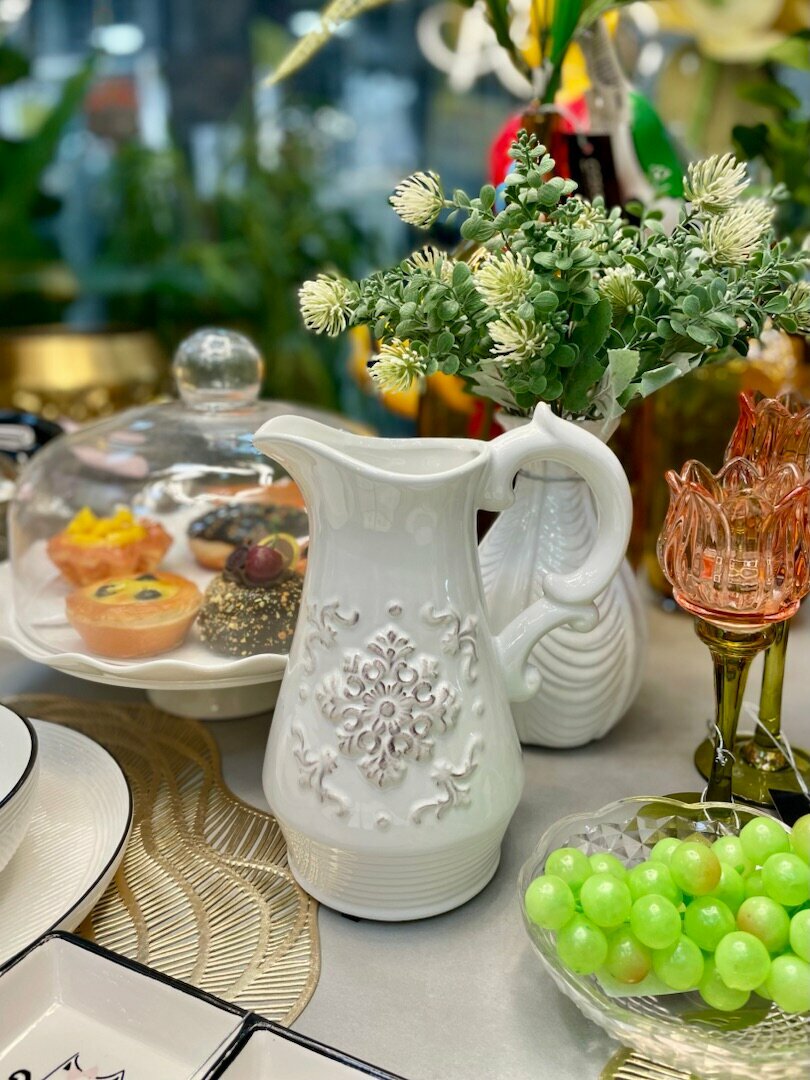 Кувшин Appel керамика белый Casaentera 17х21 см CE05-402206