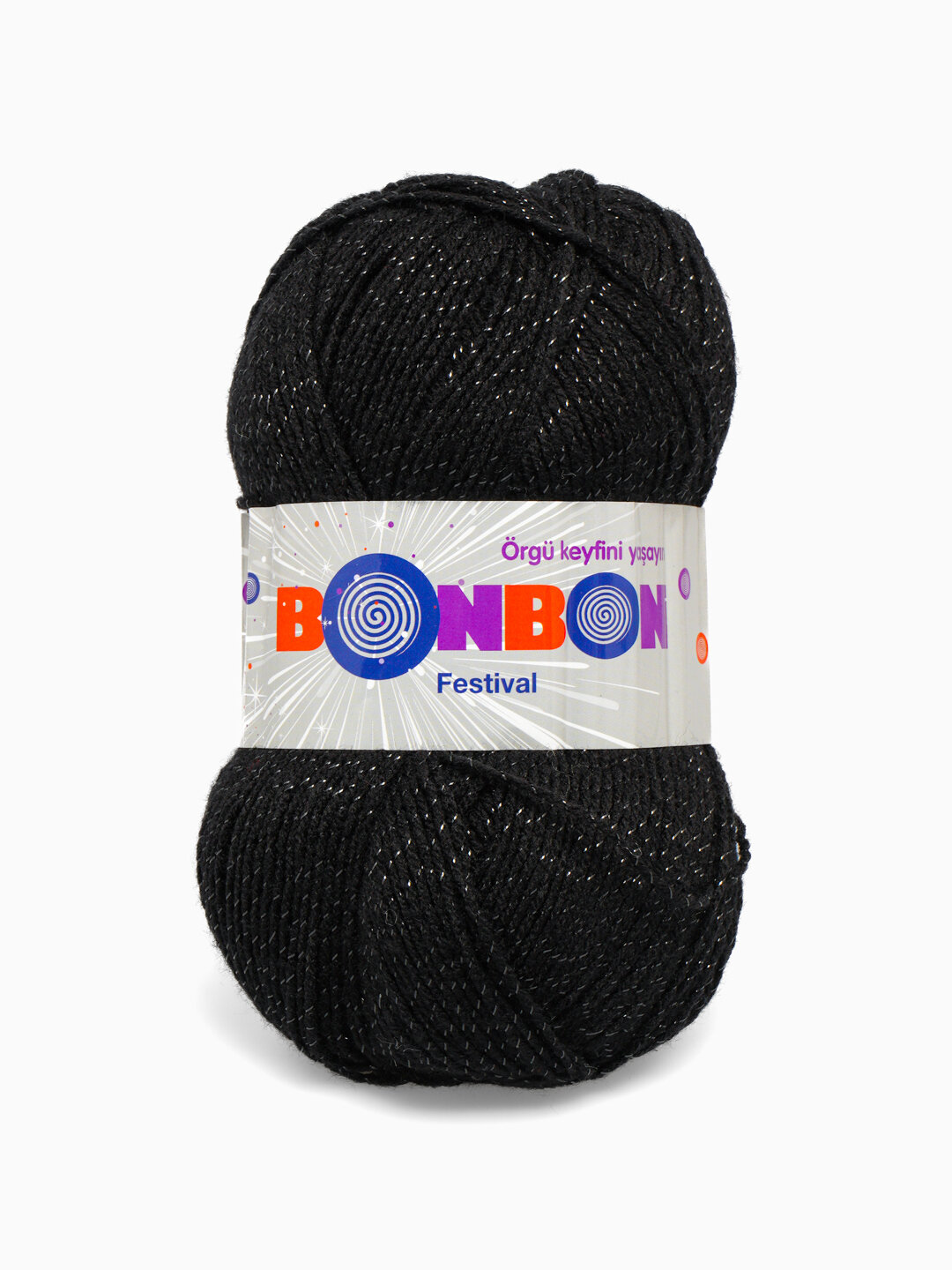 Нити для вязания "BonBon Festival", акрил 100%, с люрексом, 300м