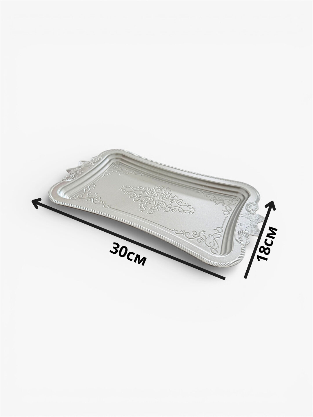 Поднос для горячих напитков с декоративным узором — фото 1