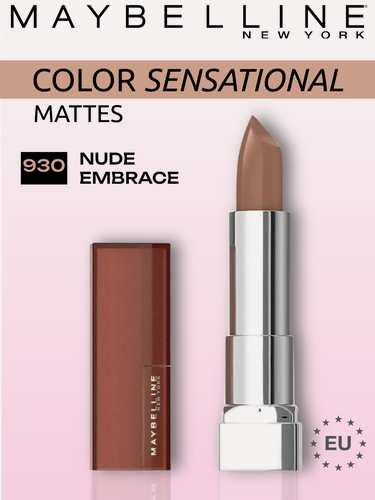 Изображение товара Maybelline New York Помада для губ Color Sensational Matte, 930 Ореховый пудинг