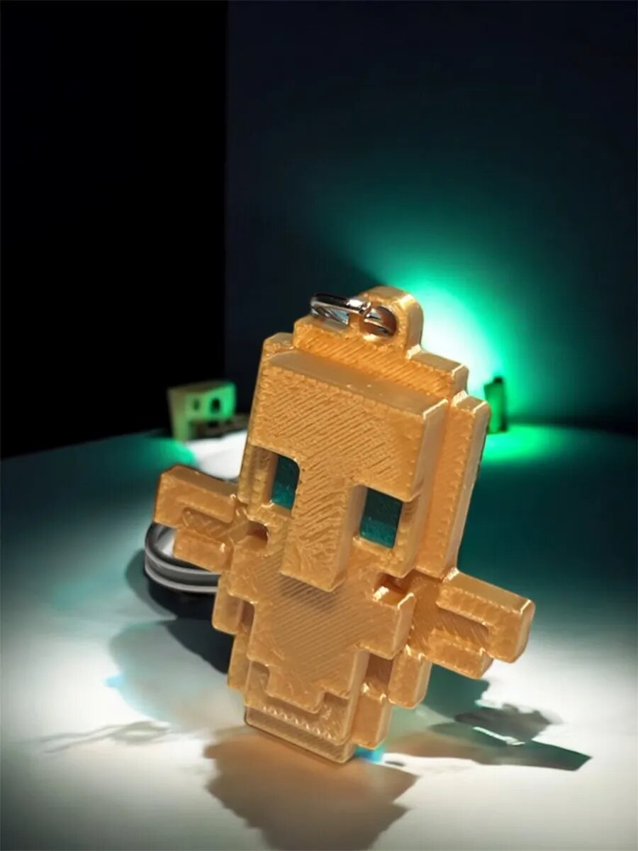 Брелок 3DESHKA, желтый — фото 1