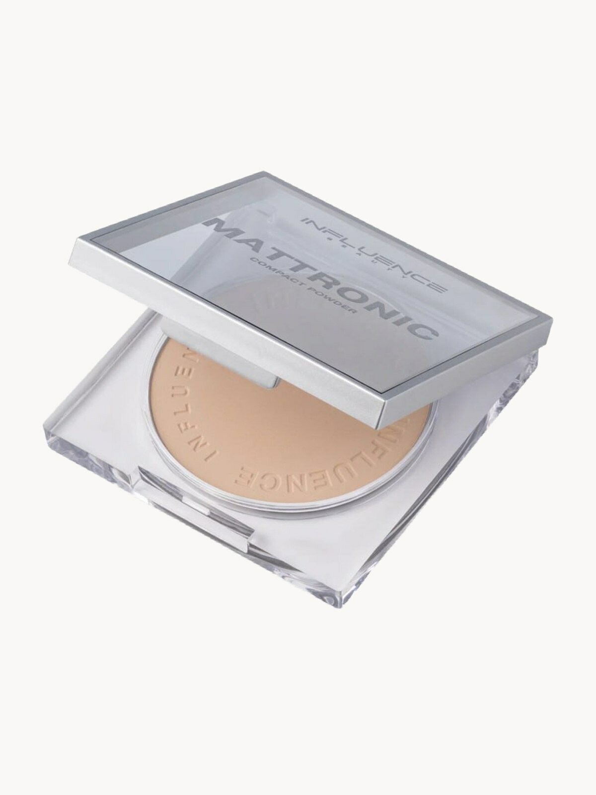 Пудра компактная INFLUENCE BEAUTY Mattronic, тон 03, бежевый