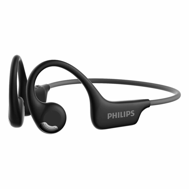 Филипс костная проводимость беспроводные наушники с Bluetooth для спорта и бега, открытая конструкция, долгий срок