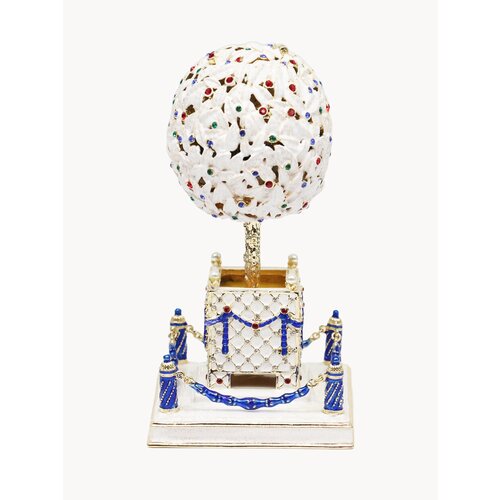 Яйцо Фаберже Апельсиновое дерево белое музыкальное 14см 27900 30625₽