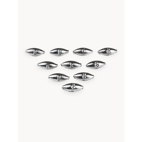 Набор грузил для рыбалки Оливка скользящая 8 гр (10шт)