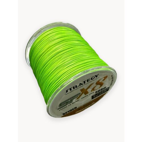Плетеный шнур Spider 8X 0.30 мм (58.6 кг), 500 м