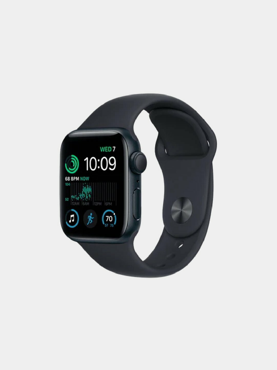 Умные часы Apple Watch SE 44мм, 296 мАч, Wi-Fi, Bluetooth 5.3, GPS (в GPS + Cellular модели – поддержка LTE)