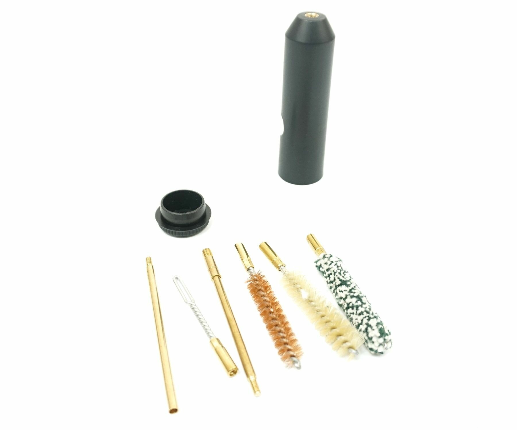 Набор для чистки пистолетов кал. 9 мм с латун. шомполом (тубус)