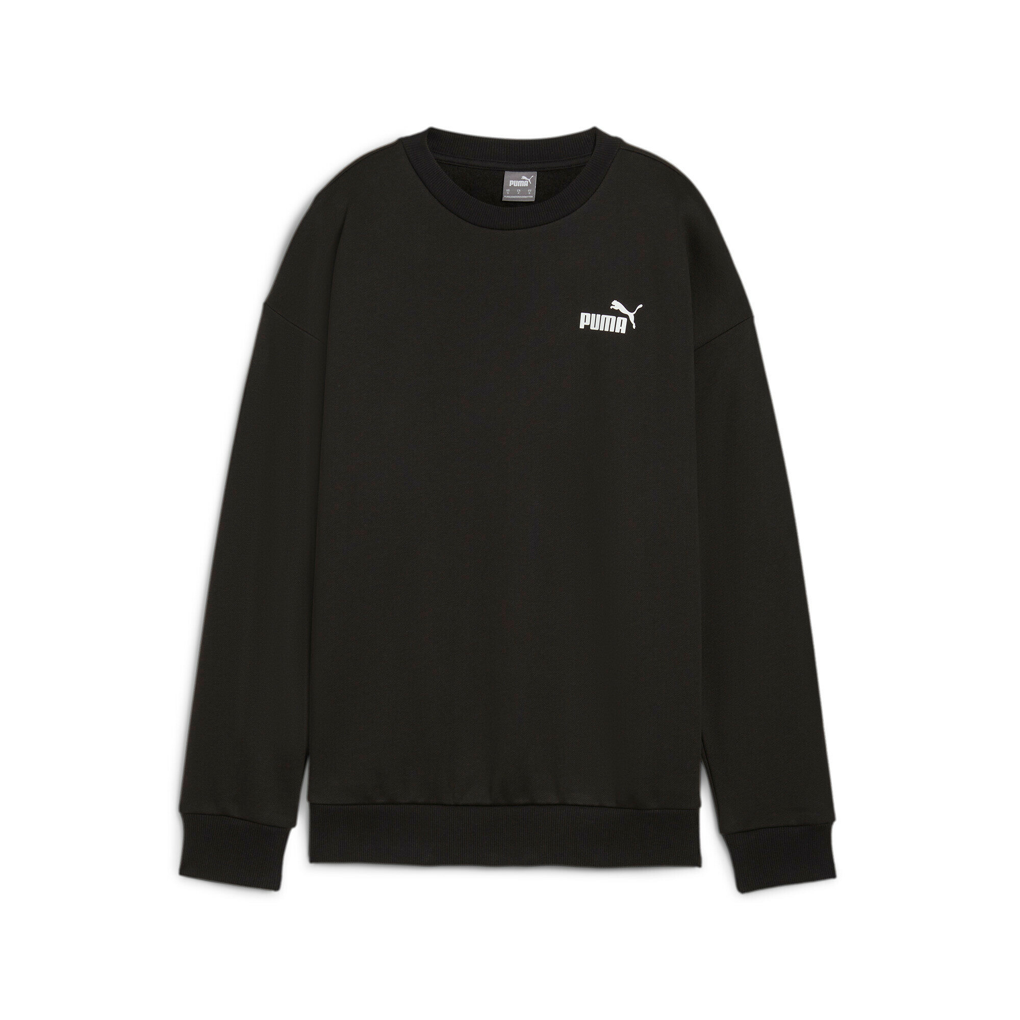 Худи PUMA ess relaxed small logo crew, размер 42, , черный
