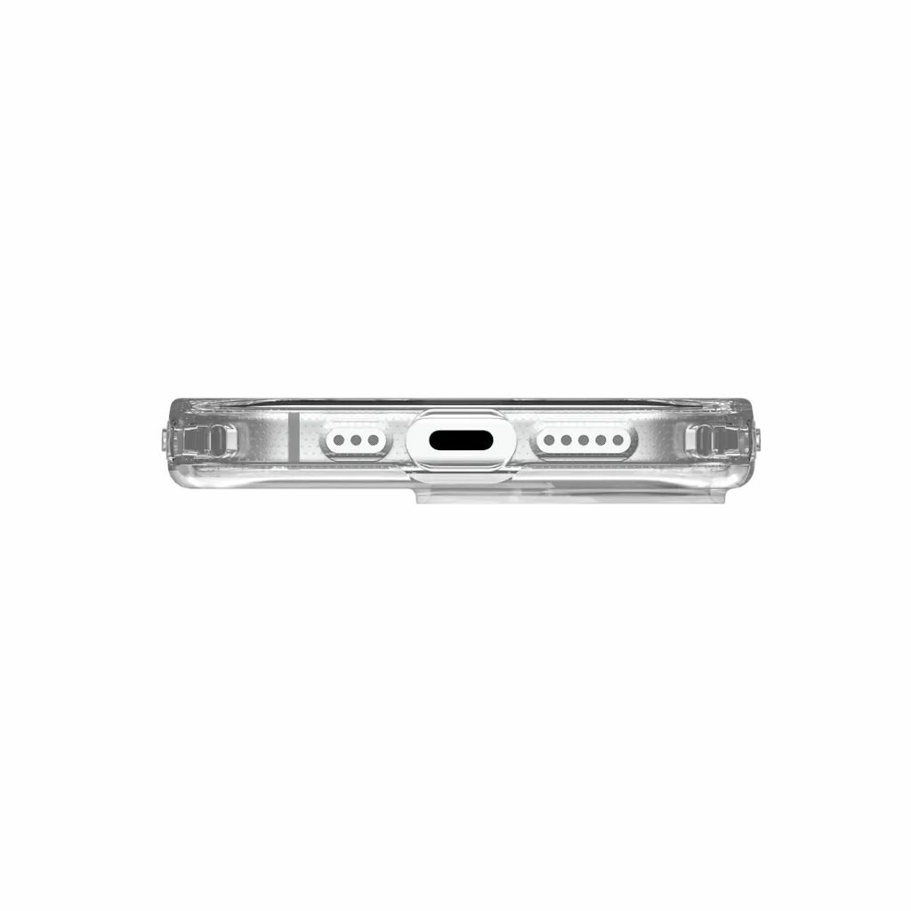 Чехол с поддержкой MAGSAFE Uag Plyo для iPhone 17 6.3", цвет прозрачный/белый (Ice/White) — фото 1
