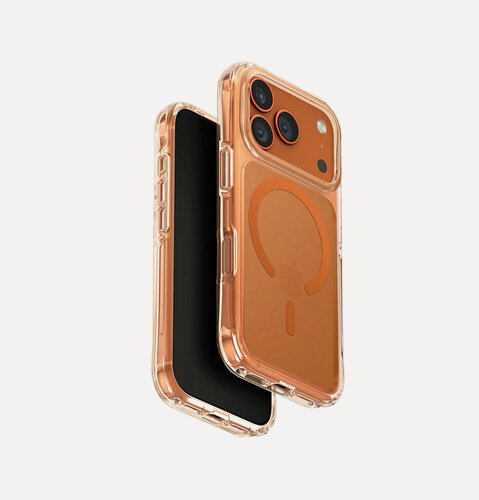 Изображение товара Защитный чехол UNIQ LifePro Xtreme AF (MagSafe) для iPhone 17 Pro Frost Clear/Volt Orange