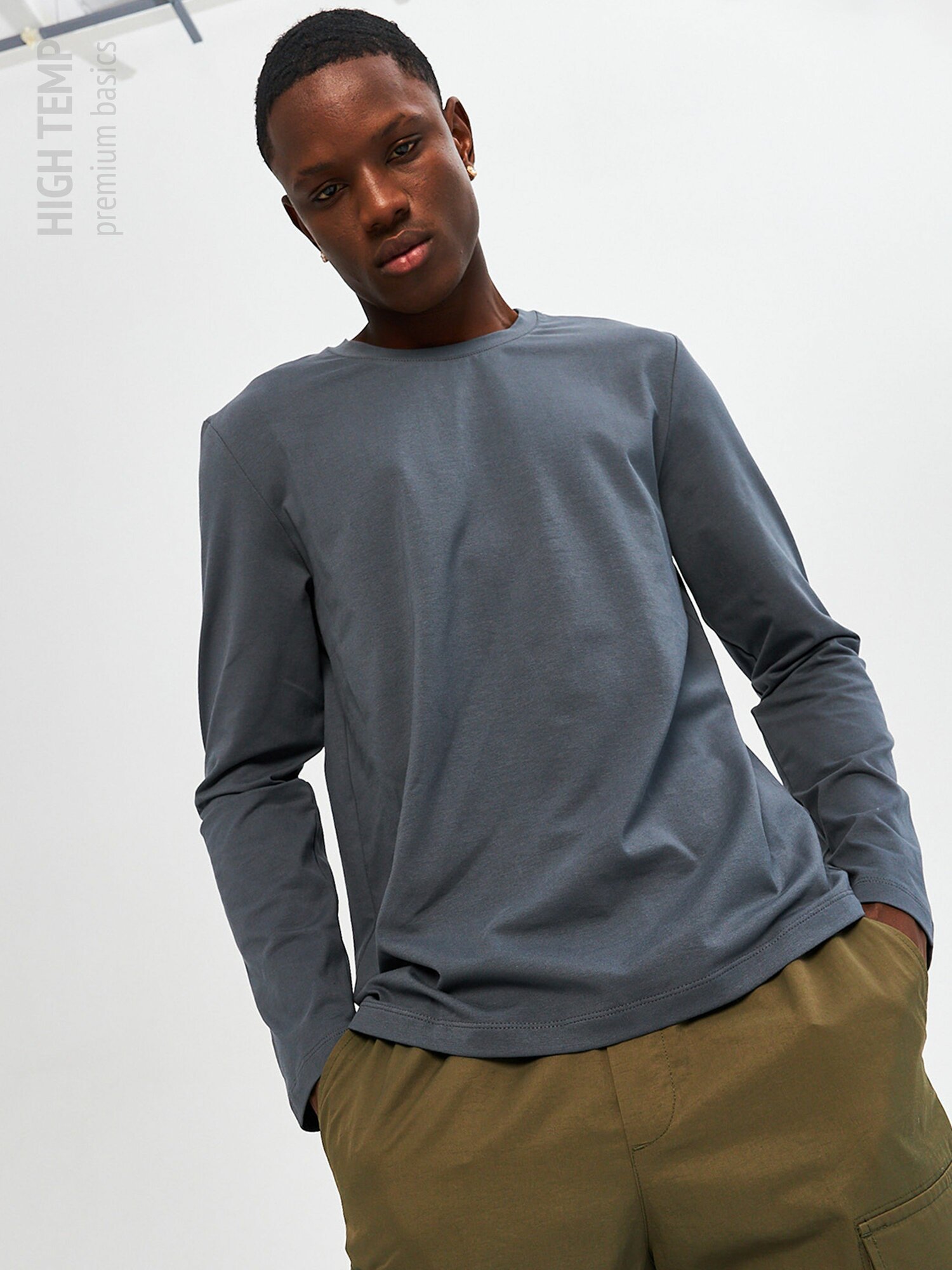 Лонгслив HIGH TEMP 1161MK2, размер 50/52, , темно-серый