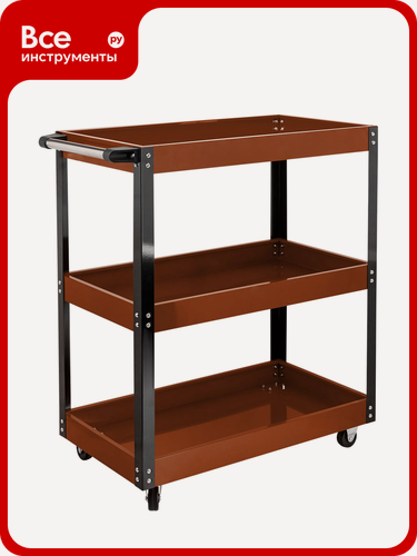 Изображение товара Тележка инструментальная металлическая FORSTIME, 3-х полочная FT-F-1141343B(64514)