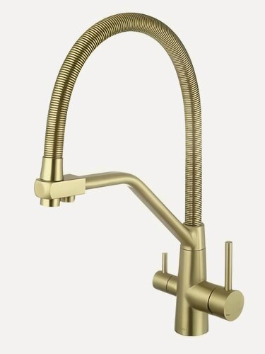 Изображение товара Смеситель для кухонной мойки под фильтр питьевой воды, цвет матовое золото