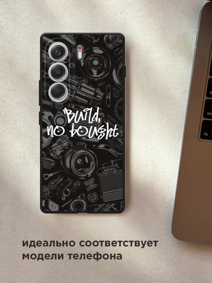 Чехол на Tecno Camon 40 / Текно Камон 40 с принтом "Build no bought" — фото 1