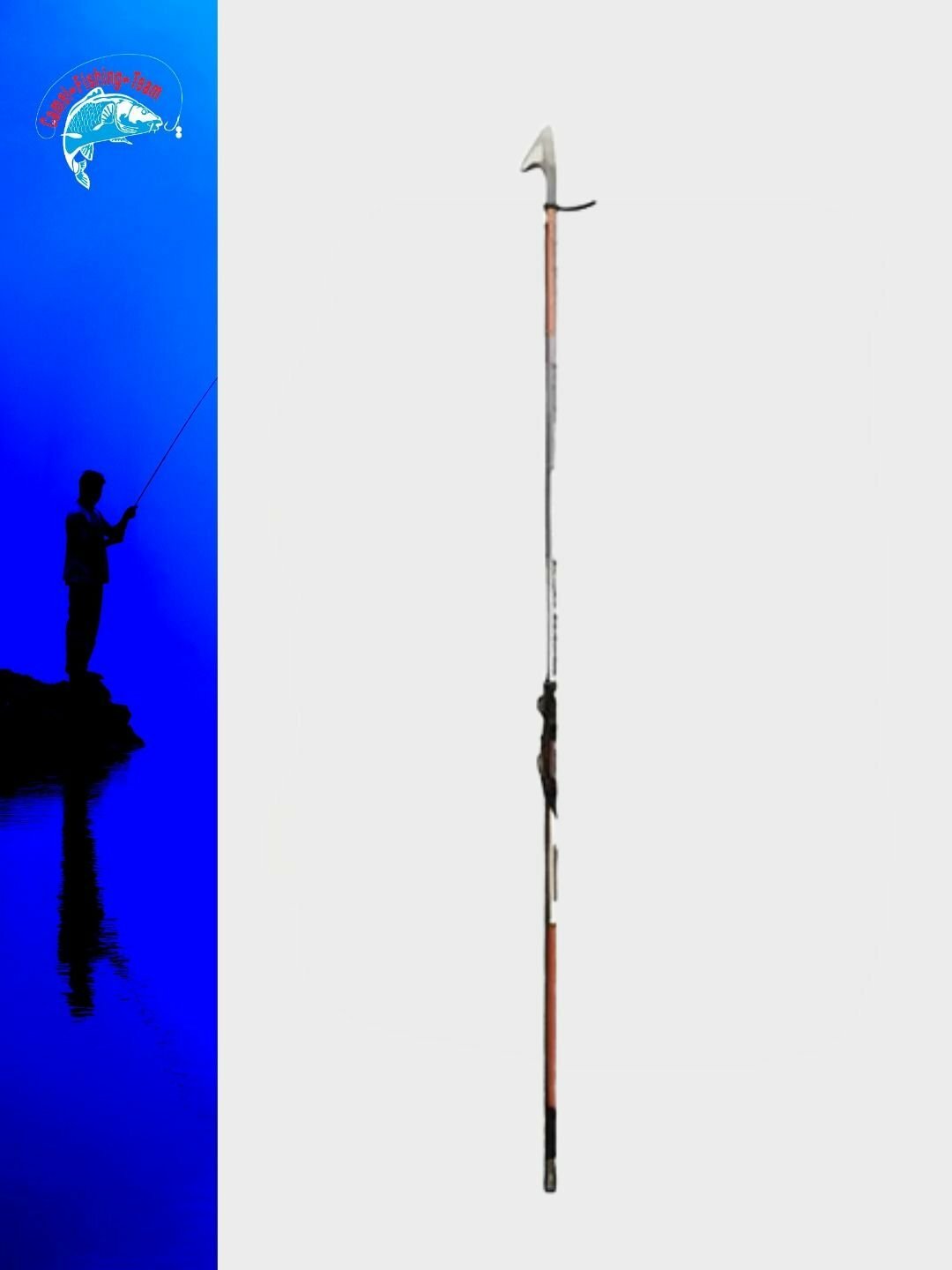 Удочка "tuohai power", телескопическая, карбон, оранжевая, 5м