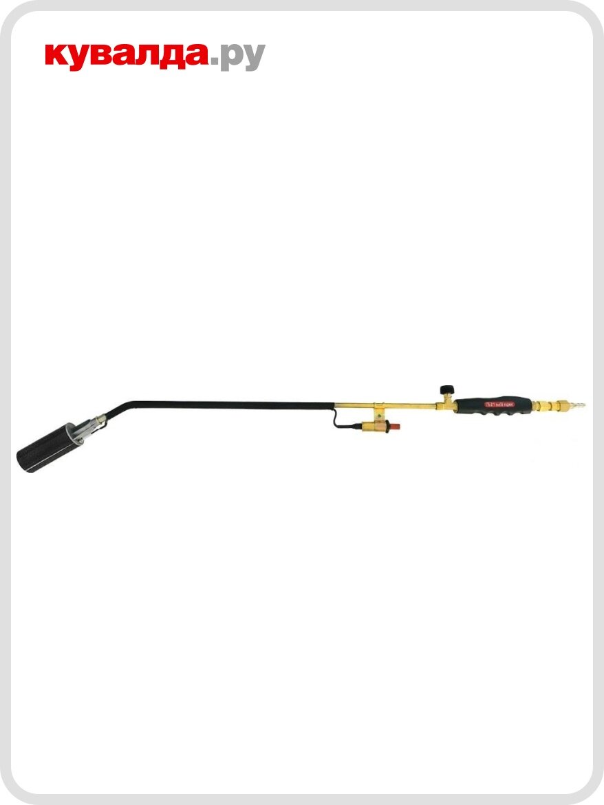 Горелка газовоздушная KRASS ГВ-211 пъезоподжиг противозакручиватель вентиль