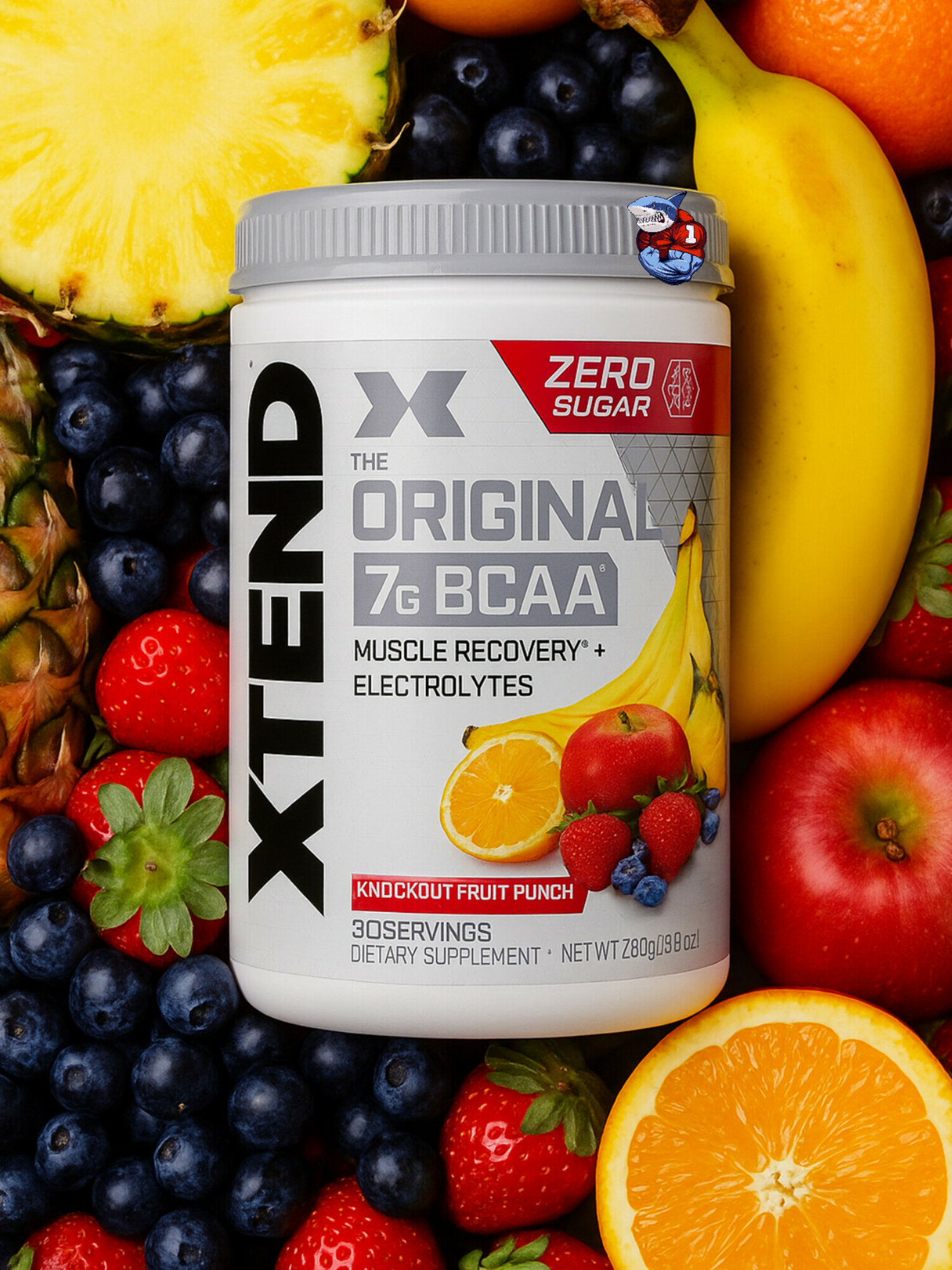 Bcaa Xtend от компании Scivation 30 порций для восстановления мышц. Фруит Пунш.