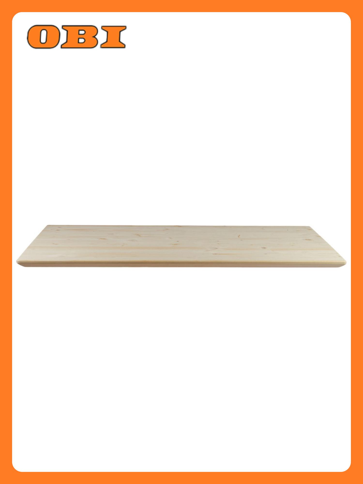 Столешница прямоугольная АВ 1000х600х28 мм хвоя 