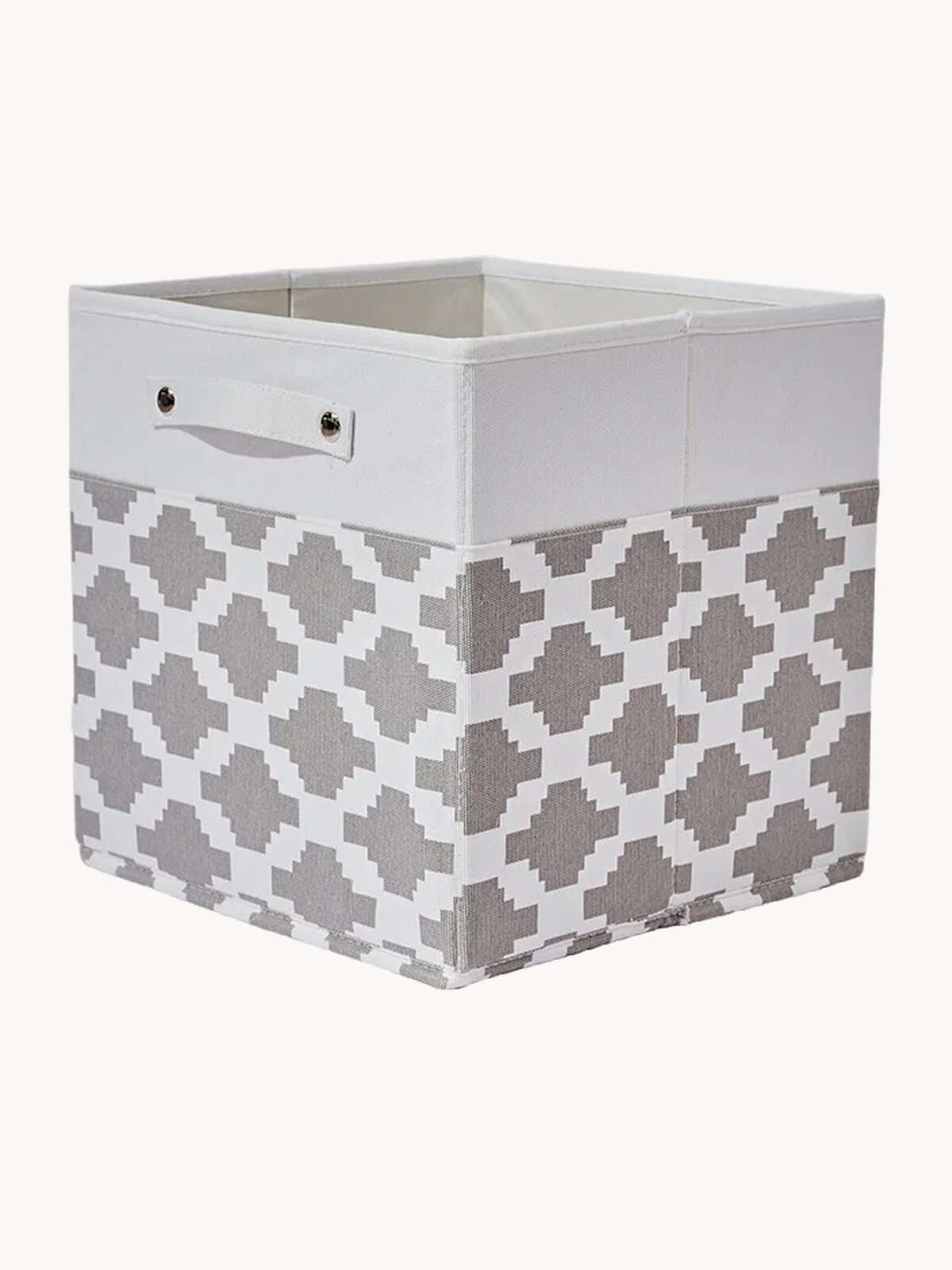 Коробка для хранения в ванной, детской, прихожей, балкона, гардеробной 30*30*30 складная с ручками короб стеллажный