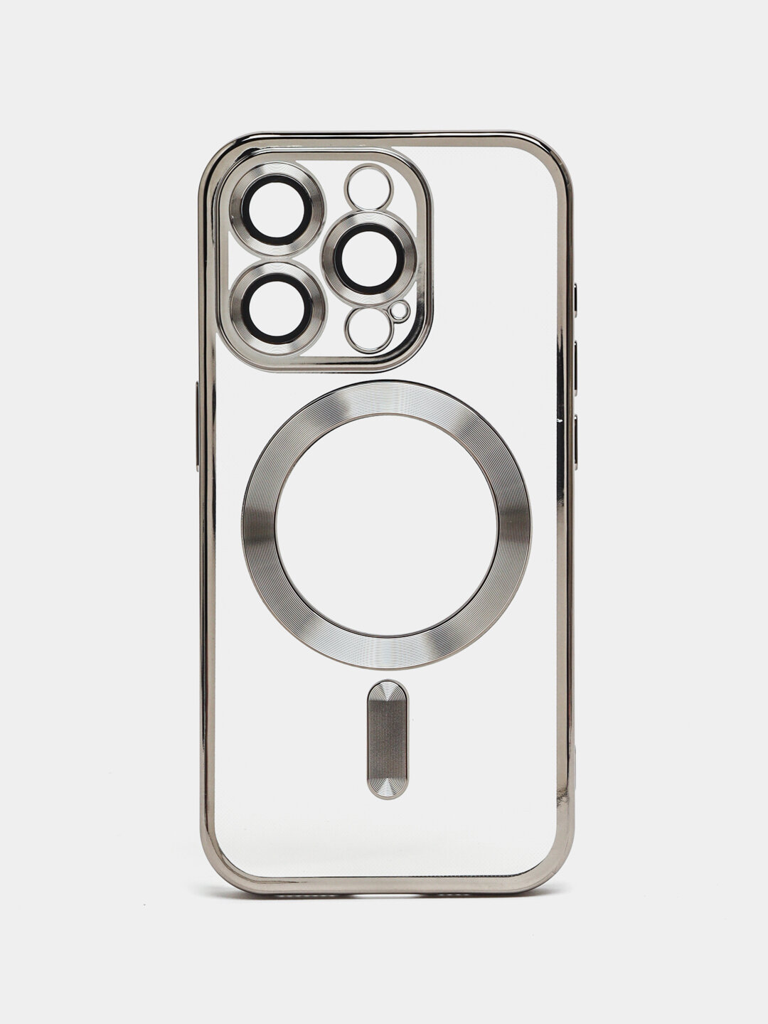 IPhone 15 Pro чехол, устойчив к ударам, серый, камера защищена