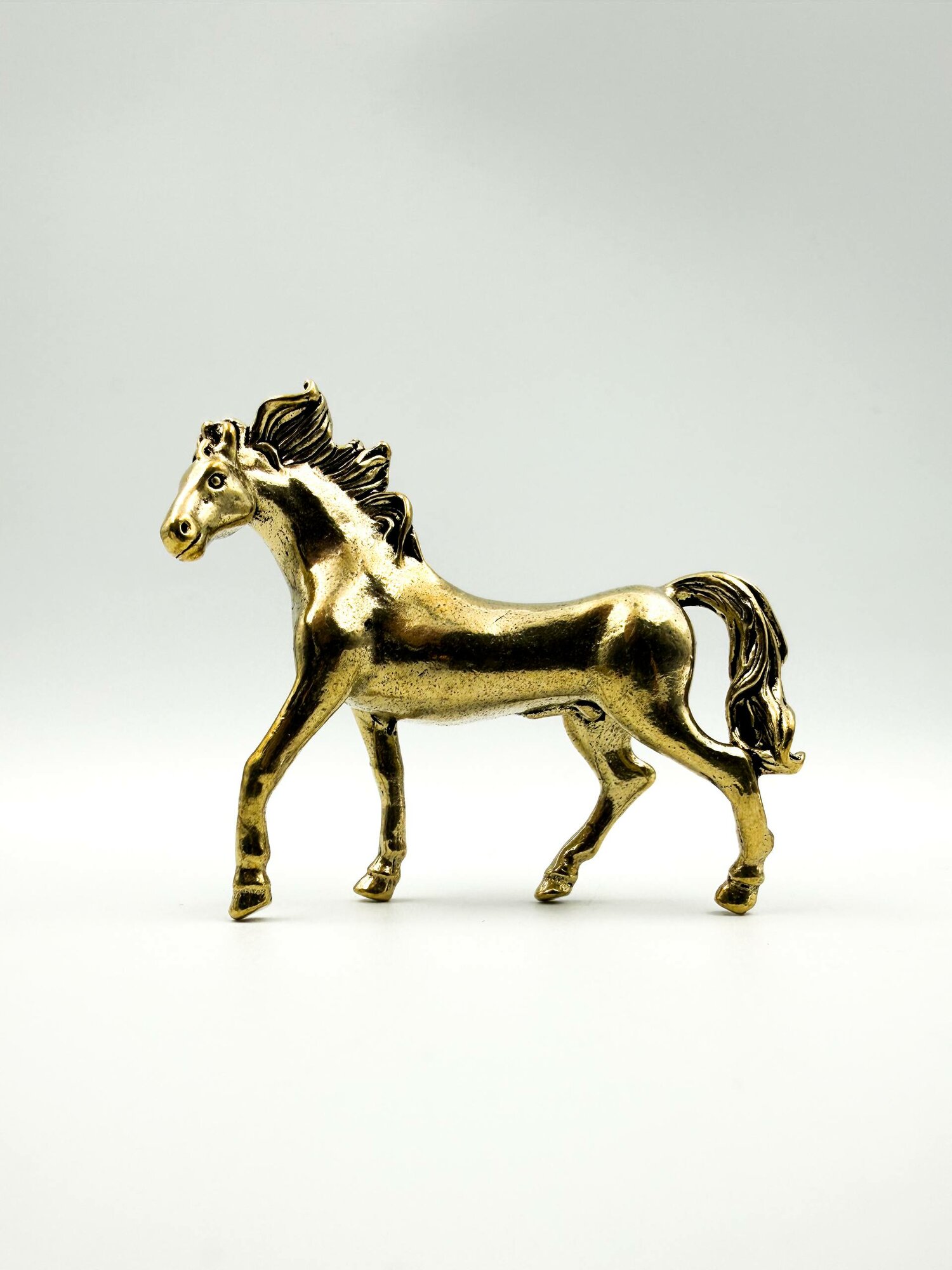 Статуэтка лошадь символ 2026 года медь 65 см