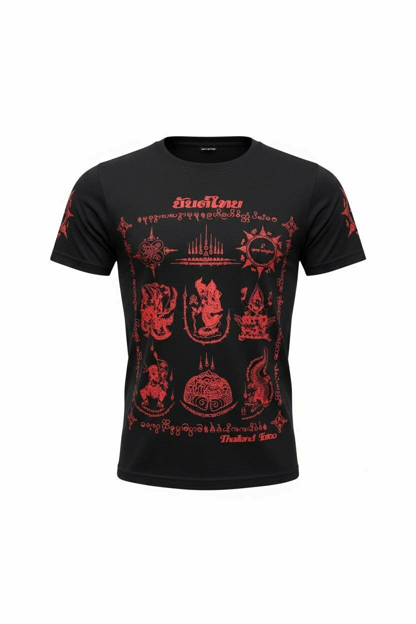 Футболка спортивная Born to be Muaythai, размер S, черный — фото 1