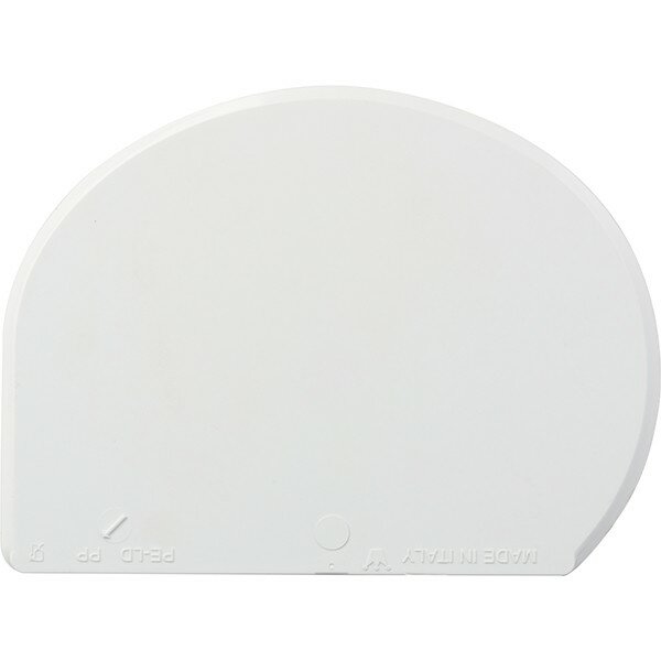 Шпатель твердый пластик 15✕11 см белый (Martellato Италия)