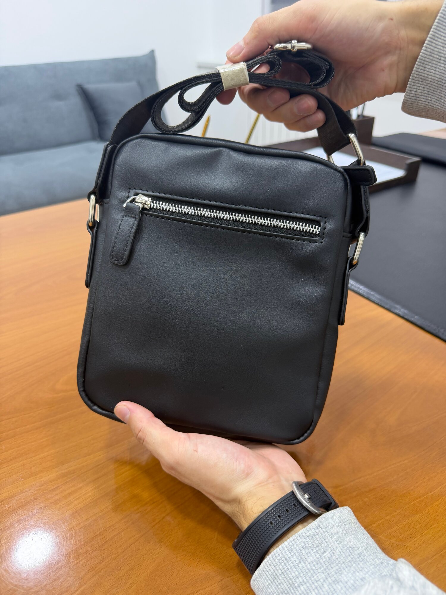 Сумка барсетка , черный — фото 1