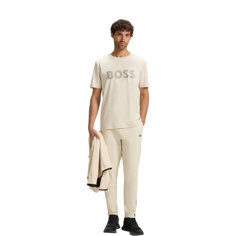 Футболка BOSS, размер L, бежевый — фото 1