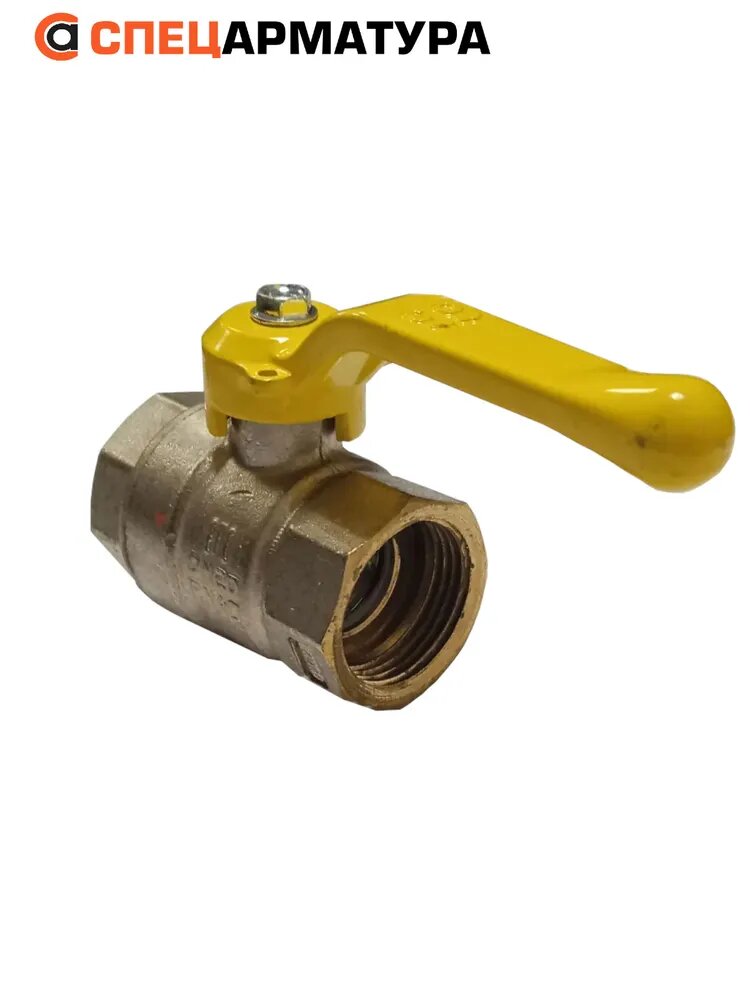 Кран шаровый латунный для газа 3/4" LD Pride 47.20. В-В. Р. GAS Ду20 рычаг (4МПа, Т150, L55)