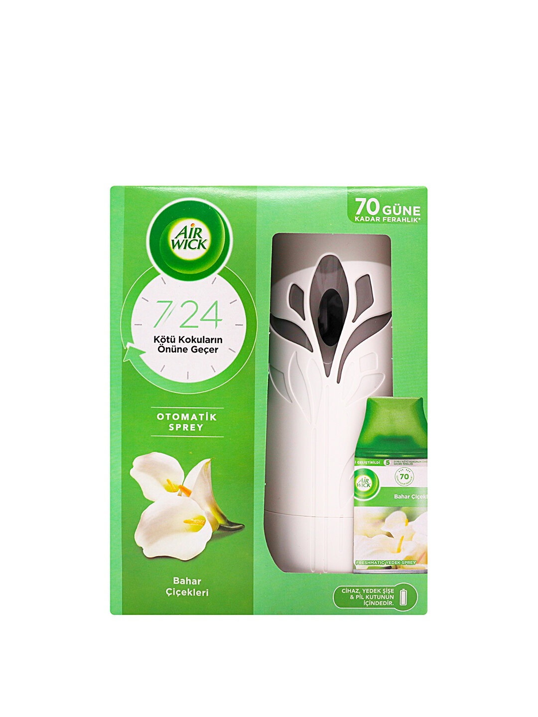 AIR WICK Освежитель воздуха авт Райские цветы 250мл — фото 1