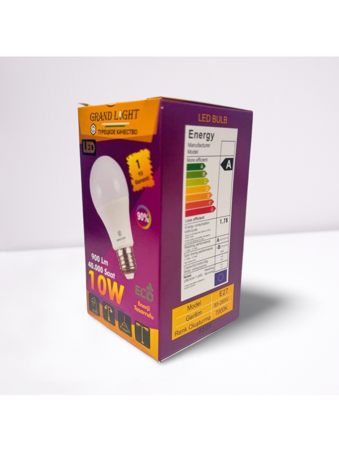 Лампа 'GRAND LIGHT' LED 10W 6000K — фото 1