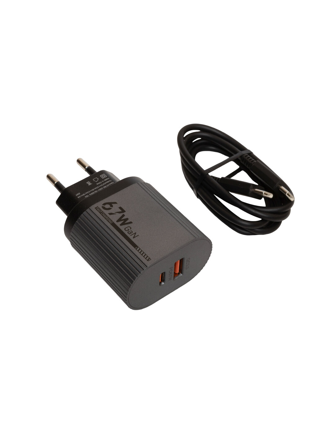 Проводное зарядное устройство 67 Вт быстрое зарядное устройство — фото 1